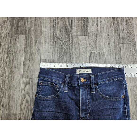 Madewell Jeans Womens 24 Blue Roadtripper Skinny Stretch Denim Medium Wash Soft - Picture 9 of 13